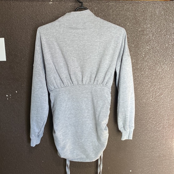 Missguided Mock Neck Sweater With Adjustable Front Ruches - Picture 8 of 8